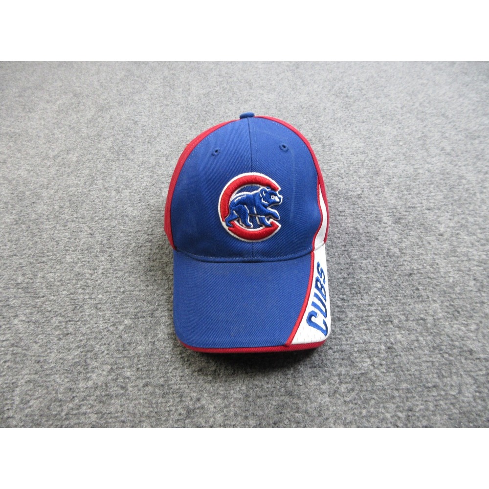 Chicago Cubs‎ Hat Cap Strap Back Blue Red MLB Baseball Mens OSFA 47 Brand